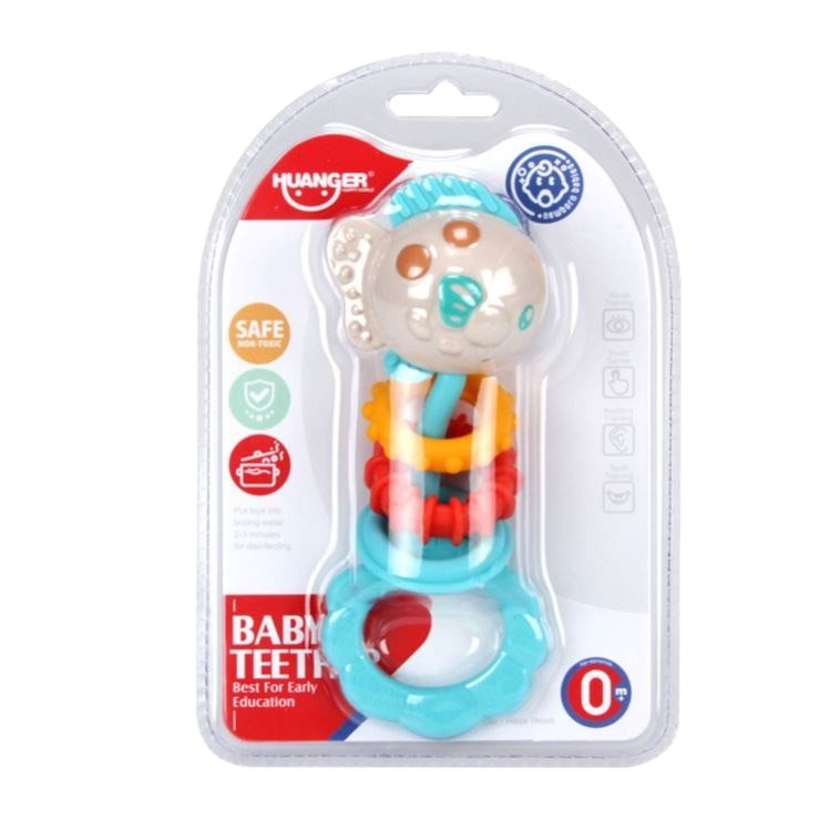 Huanger Baby Teether & Rattle | Fish Design | Age 0M+