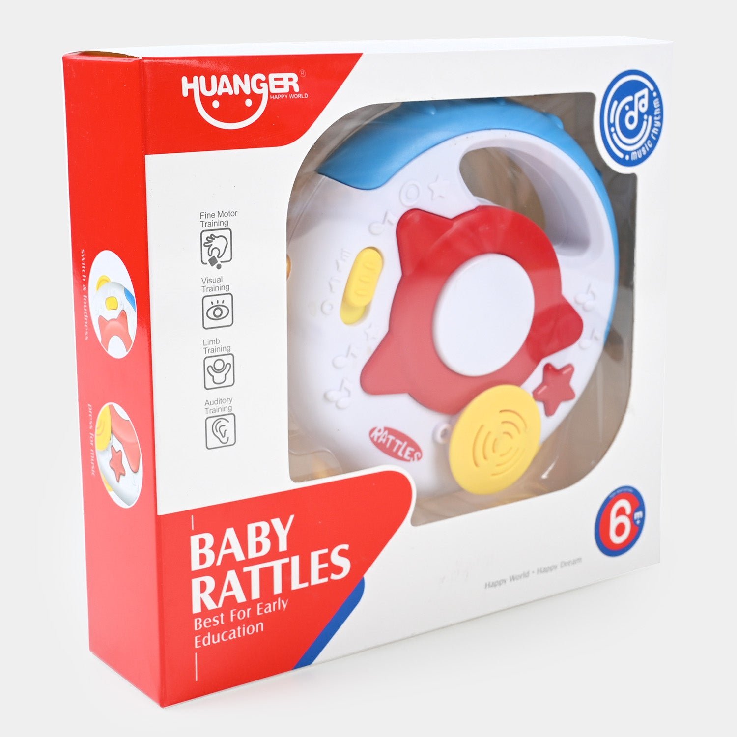 Baby Rattle with Light & Music HE0511