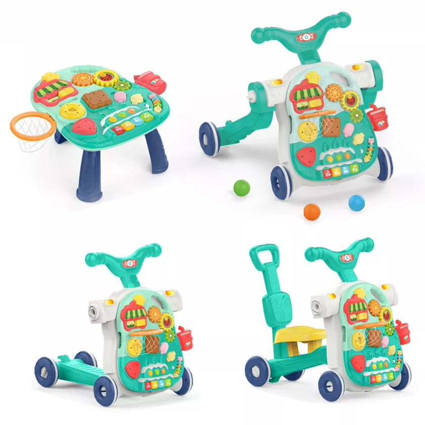 Huanger 2-in-1 Baby Walker & Activity Table