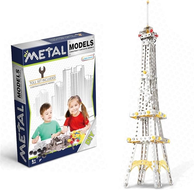 Metal Models Eiffel Tower Building Set (407 PCS)
