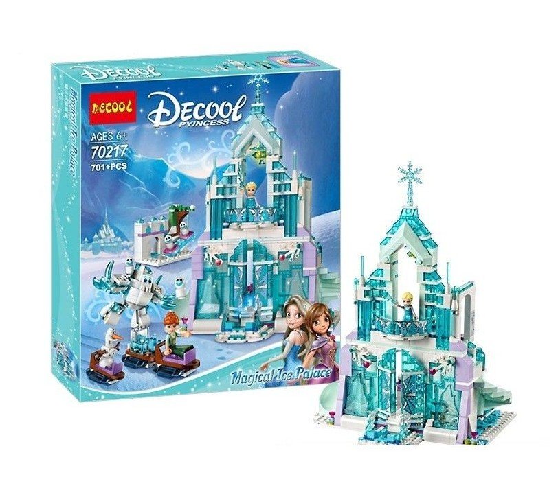 Jisi Decool Princess Building Blocks – Magical Ice Palace (701+ Pieces)
