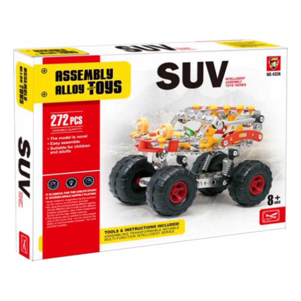 Ariko Metal SUV Construction Kit – 272 Pieces