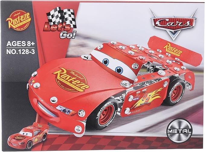 Meccano Metal Lightning Car – High-Speed Construction Set