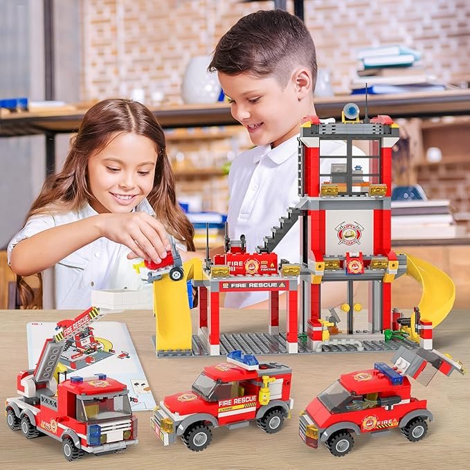LX City Fire Command Building Blocks – LX.A341 (788 Pieces)