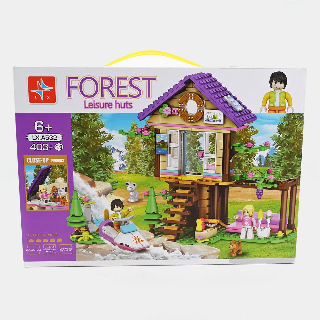 Forest Huts Building Blocks | 403 Pieces