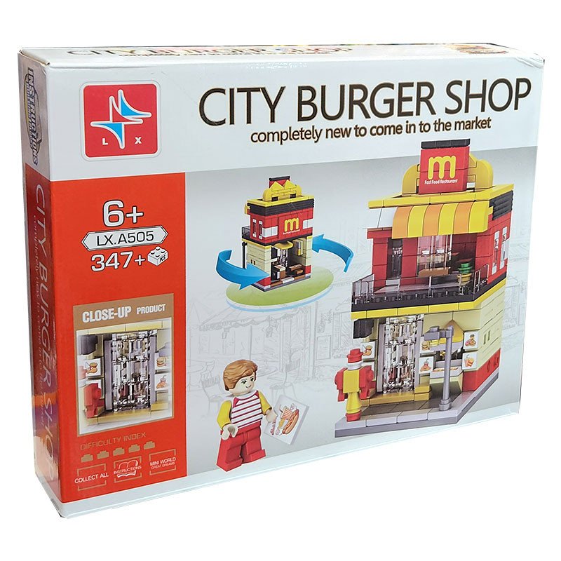 LEGO 347-Piece McDonald’s Store Building Set