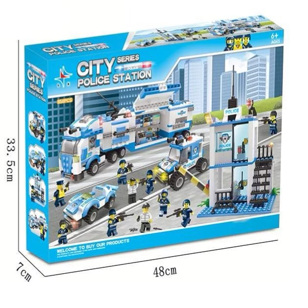 City Police Station Building Set