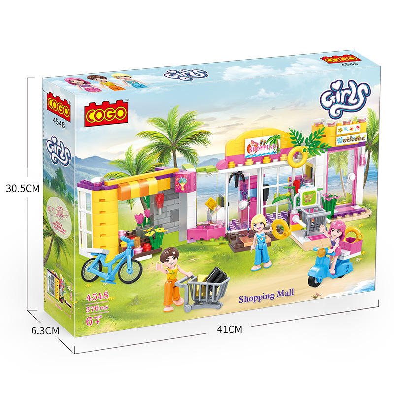 Cogo Girls Shop Building Set 4548 (376 PCS)