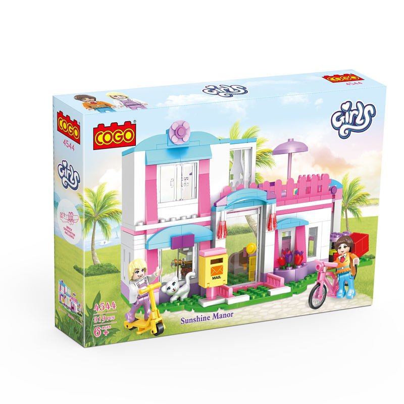 Cogo Girls Play Set Assembly Villa 4544