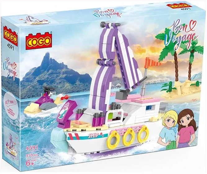 Cogo Cube Ship 4591 Building Set