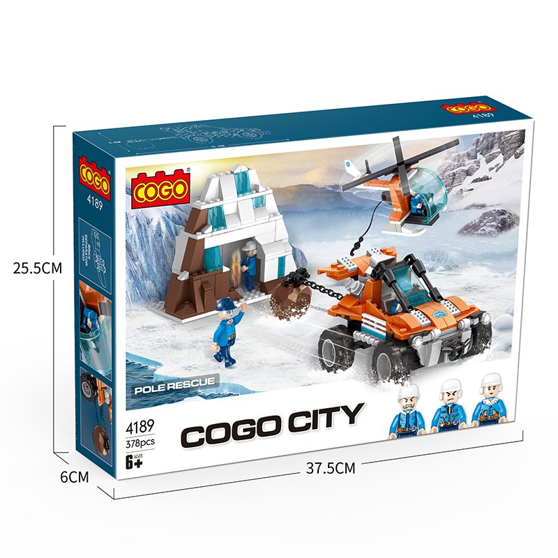 Adventure SUV & Helicopter Building Block Set