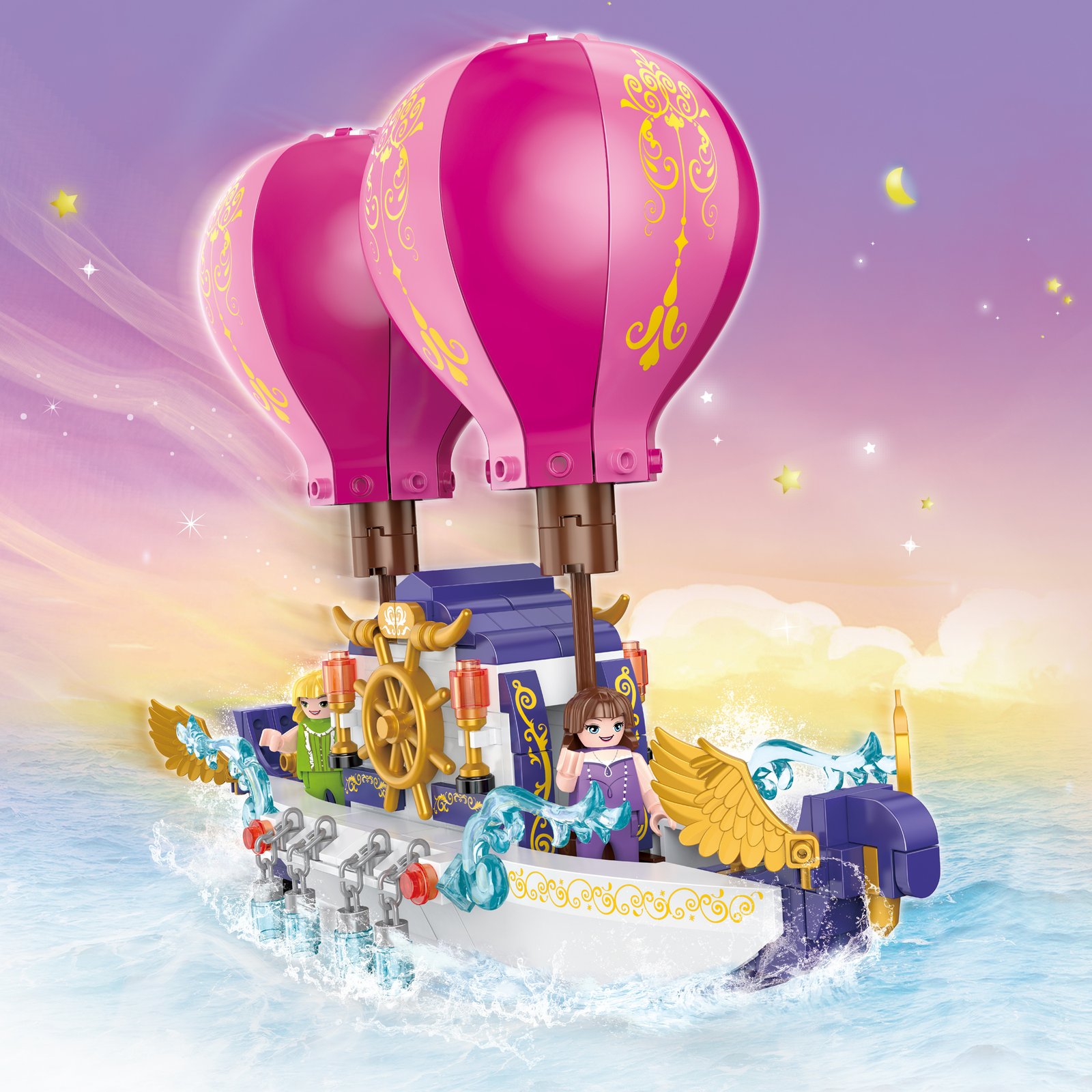 Magical Balloon Airship Construction Toy