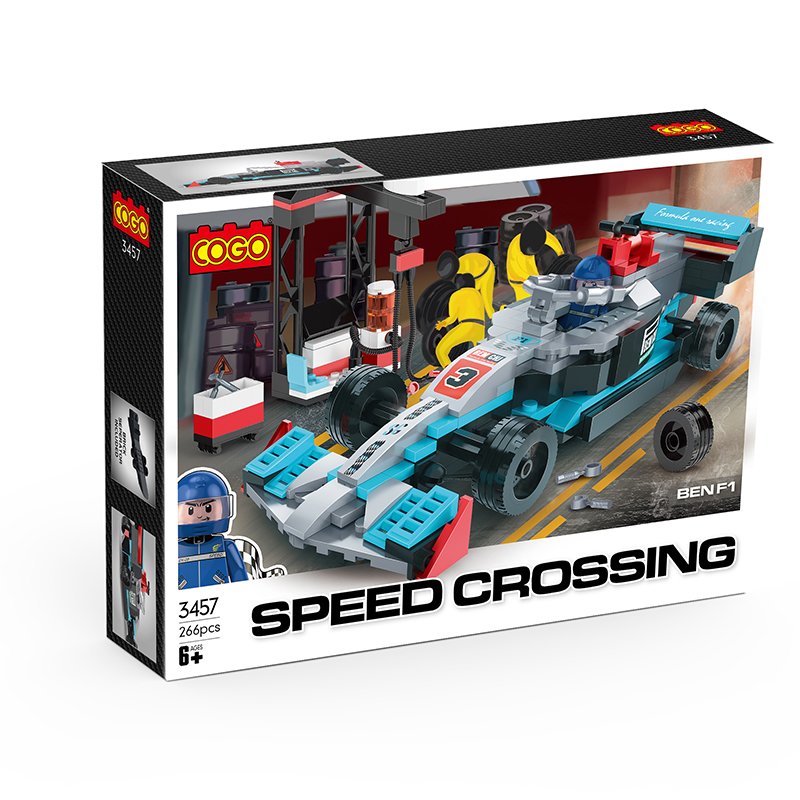 Racing Car Building Block Set