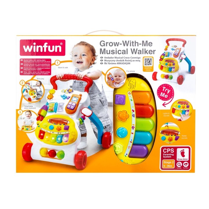 Grow-With-Me Musical Walker – Learning & Balance Support
