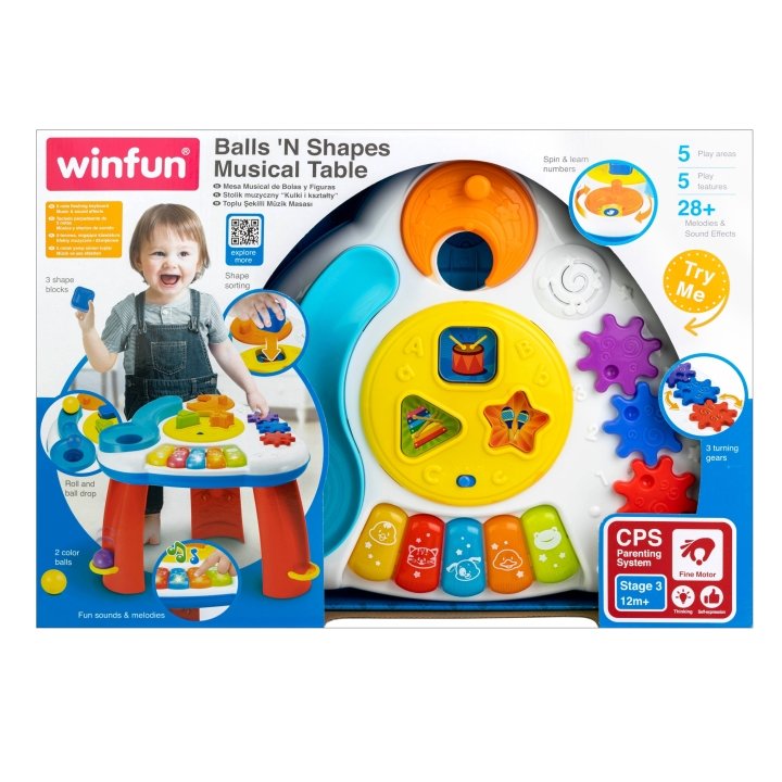 Balls 'N Shapes Musical Table – Interactive Learning Fun